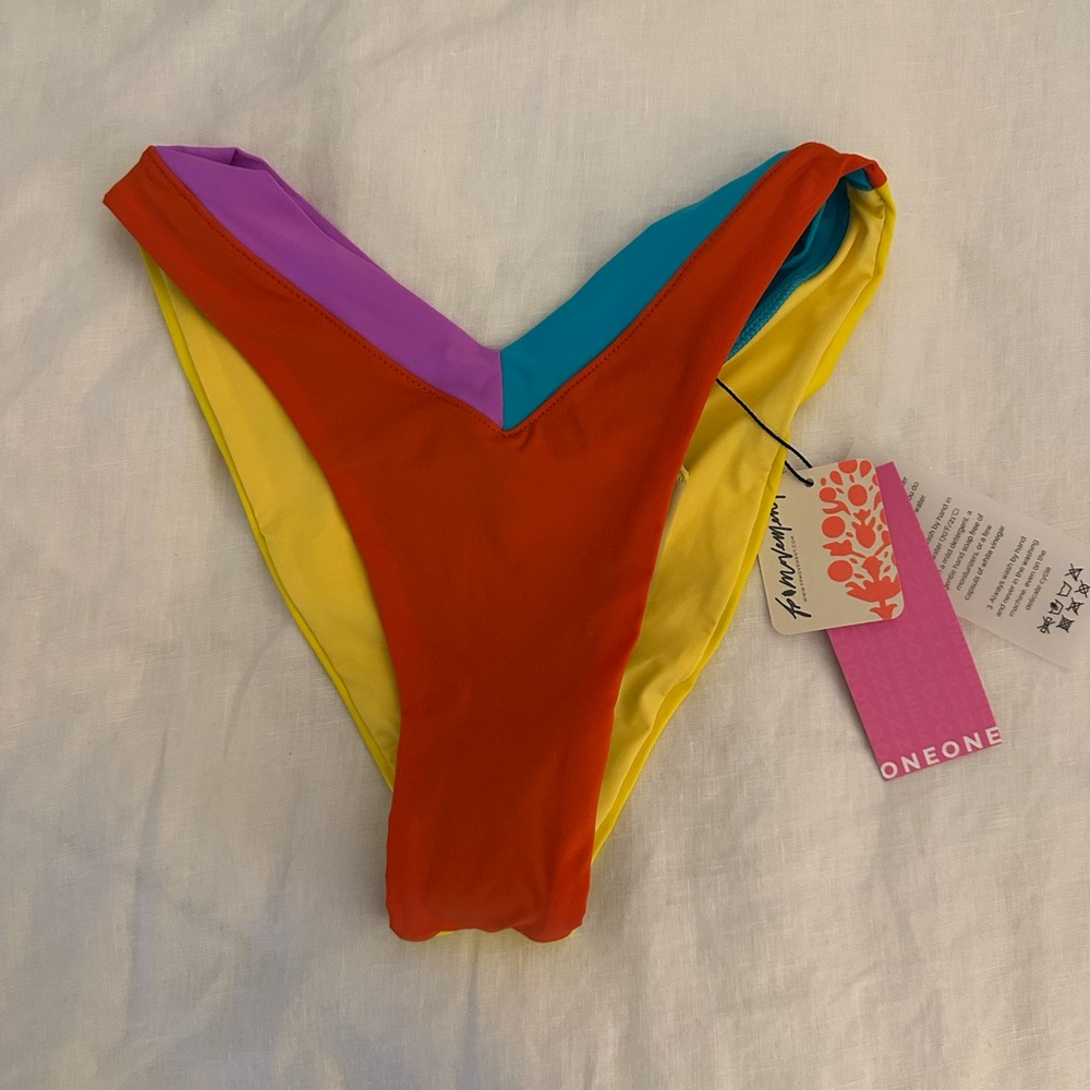 ONEONE x Free People Colorful Bikini Bottom